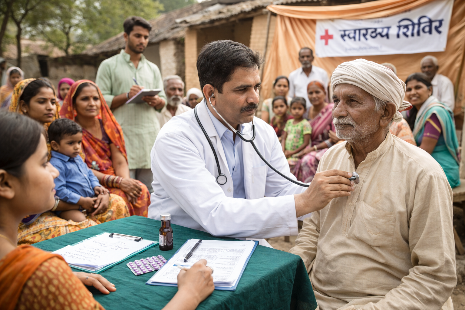 Providing healthy food to underprivileged people